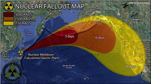 Nuclear Fallout map