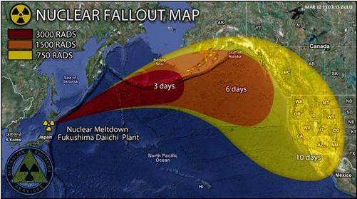 Nuclear Fallout map
